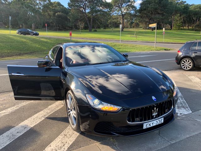 Pre Purchase Inspection OF Black Maserati In Sydney