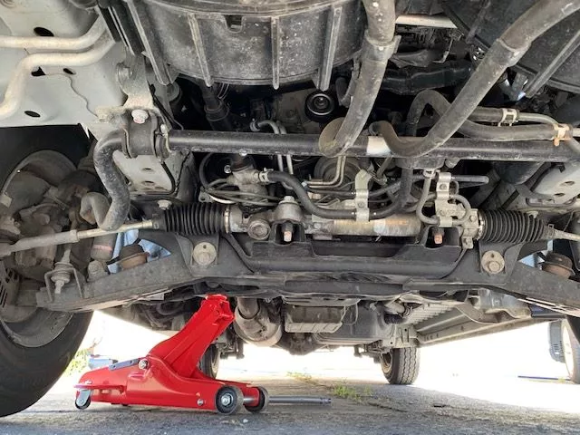 van suspension inspection before purchase